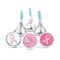 324ct Breast Cancer Awareness Stickers for Hershey's Kisses, Mints, or Peanut Butter Cup Mini (324 pack) - Pink Ribbon Favors - By Just Candy